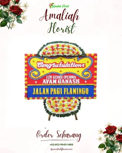 Bunga Papan Congratulation di Sasagaran